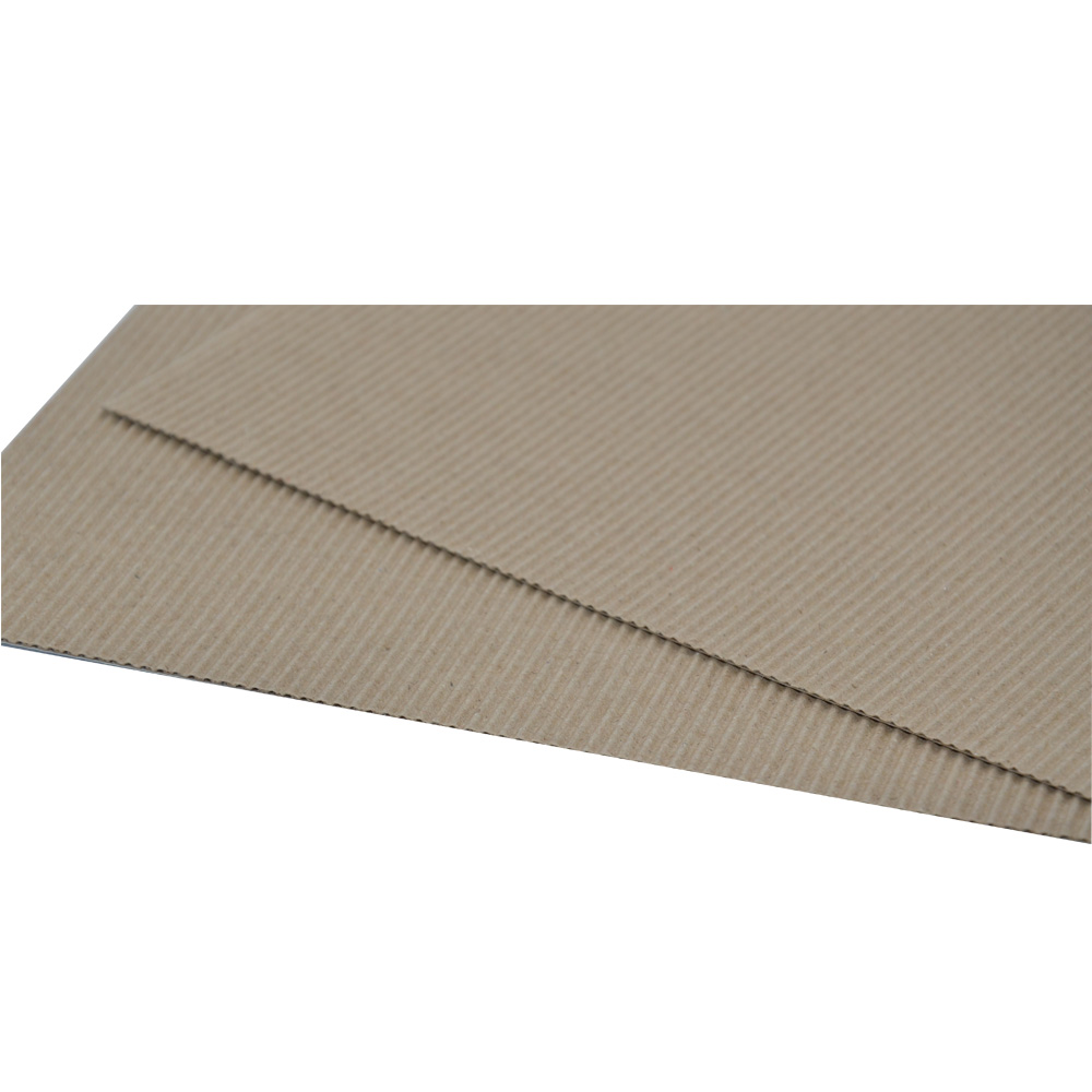 Double-ply see-through cardboard
